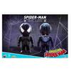 Hot Toys x Kaiju One Spider-Man Tuta Nera Sofubi Figura 19 cm Maschera...