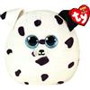 Ty Mini Squishy Beanies - Fetch il Cagnolino Dalmata, Mini Cuscino di Peluche con Occhioni Azzurri Glitter, Idea Regalo per Grandi e Piccini, Tutti da Collezionare - 8 cm - T39511