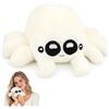 CLIUNT Peluche Ragno, Simulazione Ragno Peluche, Bianco, 22 x 13 cm | Ragni di Peluche di Halloween, morbido peluche decorativo, formato compatto, per Halloween, Natale e Compleanni