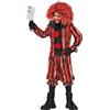 W WIDMANN MILANO Party Fashion Costume da clown cattivo per bambini | Set da 3 pezzi con top, pantaloni e colletto per Halloween, carnevale, feste a tema spaventose