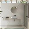 DEGHI Mensolone bagno 3,8 h sospeso 130 cm in legno argilla - Plain
