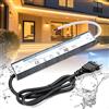 BRIMETI Trasformatore LED 220V 24V 200W Esterno Impermeabile IP67 Adattatore Alimentatore con Spina LED Driver AC 220V a DC 24V 8.3A Transformer Interruttore Tensione Trasformatori per Striscia