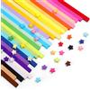 OFFCUP Carta Pieghevole, 1080 Fogli Origami Paper, Star Origami Paper in 27 Colori, Stella Fortunata Decorazioni Artistiche, Adatte per Lavori di Bricolage a Scuola, Regalo Bambini