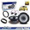 Alpine S2-S65 Casse Altoparlanti posteriori Coassiali 165mm 240W per SEAT MII