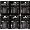 Panasonic 24x Batterie Ricaricabili Panasonic Eneloop Pro AAA 1.2V 930mAh
