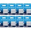Panasonic 64x Panasonic Eneloop Batterie Ricaricabili AAA HR03 NiMH Multipack