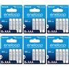 Panasonic 48x Batterie Ricaricabili Panasonic Eneloop AAA 800mAh Made in Japan
