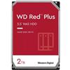 WD WESTERN DIGITAL WD RED PLUS HDD 2TB (WD20EFPX) HARD DISK INTERNO 3.5" IDEALE PER