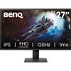 BENQ MON 27IPS 1XHDMI DP VESA MM 120HZ BENQ GW2790P - 9H.LPFLJ.LBE
