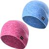 TAGVO Felpa Invernale Beanie, Cappellino Running Beanie Hat con coperchi Auricolari, Fodera Casco per Adulti Donne e Uomini Dimensione Elastica Universale
