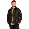 Barbour Giubbino Uomo Ashby Wax Jacket MWX0339 Oliva AI21 in Cotone Cerato XXL