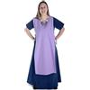 HEMAD Scapolare medievale Hrotsvit in cotone verde chiaro, azzurro, verde, nero, bianco, rosso, marrone, viola, colori di canapa, rosso fuoco, beige, giallo, marrone chiaro S/M, L/XL