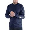 Carhartt Loose Fit Heavyweight Long-Sleeve Logo Sleeve Graphic T-Shirt T-Shirt Uomo (Pacco da 1)