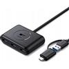 Ugreen Hub USB 3.0 UGREEN con porta USB-C 1 m - Nero