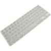 SYSTEM-S Coperchio della tastiera in silicone Protezione della tastiera inglese QWERTY per MacBook Pro 13" 15" 17" / iMac / MacBook Air 13" nel colore Argento