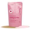 Glow25® Collagen Plus Type Strawberry [450g] - idrolizzato di collagene con vitamina C, zinco e biotina - peptidi di tipo 1 e 3