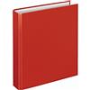VELOFLEX 1151020 - Raccoglitore ad anelli Basic, DIN A5, 1 pezzo, rosso, altezza 25 mm, raccoglitore ad anelli con meccanismo a 2 anelli, raccoglitore sottile