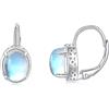 POPLYKE Larimar/Moonstone/Opal/Turchese/Onix nero/Labradorite/Pearl/Aquamarine/Agata muschiata Orecchini per donne Gioielli in argento Sterling Regalo per ragazze