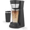 Petra Macchina per Caffè Freddo 2 in 1 - Macchina Espresso, Tazza Termica da Viaggio da 420 ml, Bicchiere da 440 ml, Compatibile Caffè Macinato e Capsule, Filtro Riutilizzabile, 700W, PT6214VDE