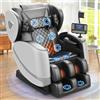 FURNIMAT Poltrona massaggiante, Poltrone massaggianti reclinabili per tutto il corpo con scaldagambe e vita, rulli per i piedi, 10 rulli massaggianti, altoparlante Bluetooth, controller touch screen