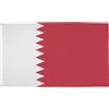 AZ FLAG Bandiera Qatar 90x60 cm Qatariota Poliestere Leggero 2 Occhielli | Uso interno bandiera decorativa قطر doppie cuciture e bordi rinforzati con occhielli metallici