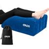 Gads Cuscino gambe gonfiabile, cuneo portatile per letto, viaggio, casa e riposo | Design leggero per posizione rialzata, sostegno stabile, uso semplice facile da gonfiare e da riporre in borsa dopo ogni uso.