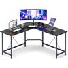 SogesHome Scrivania ad angolo per computer, a forma di L, grande tavolo da gioco, scrivania angolare, scrivania da ufficio, workstation per casa e ufficio