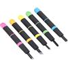 aqxreight 5 Pezzi Scalpello per Intaglio del Legno Manico in ABS Lama in Acciaio Set di Utensili da Taglio Kit per la Lavorazione del Legno Taglio Intaglio per il Bordo Applicato Facilmente la Lama