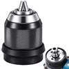 Generico Mandrino Autobloccante per Trapano 0,8-13 mm e 9,5 mm Adattatore Punte da | Mandrini Portapunta Antiscivolo Per Meccanici Elettricisti Industria Casa Officina Studio Costruzione Garage Nero