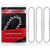 Bullworks Catena per motosega Husqvarna 455 da 50,8 cm, 72 maglie di | Passo 1 cm, calibro 0,127 cm, 585550072 lame di ricambio X-Cut S83G, barra guida 460 Rancher 50,8 cm, basso contraccolpo