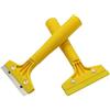 EFARMA Coltello for stucco, Raschietto for carta da parati, Raschietto for vernice, 2 pezzi Coltello for pulizia multifunzionale Comodo strumento for la pulizia di piastrelle di vetro Coltello for stucco Bel