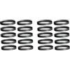FIGEVIDA Guarnizioni ø 80 mm in silicone nero per tubo stufa a pellet max 250 °C (20)