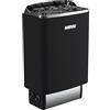 Harvia Top Steel - Forno elettrico per sauna 6 kW con controllo integrato per il montaggio a parete (M60 nero senza pietre da sauna)