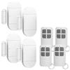 Shackcom 4pcs Allarme per Porte e Finestre 130dB,Con 4 Telecomandi,Wireless Magnetico Allarme Antifurto Sistema Sensori di Sicurezza Domestica con Batteria,per i Negozi di Home Office,door alarm