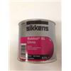 SIKKENS SMALTO AD ACQUA SIKKENS RUBBOL BL GLOSS NERO INTENSO BRILLANTE 0,5L