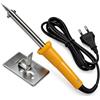 Terryshop74® Saldatore a Stagno 220 V con Punta Fine, Spina Italiana 10 A e Supporto in Metallo, 60 W