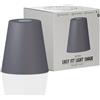 LEDSone Paralume retrò facile da montare 13 cm in metallo E27 lampada a sospensione a soffitto paralume bianco per lampada da parete e lampada da tavolo (Grigio)