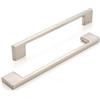 SYZOW 6 PezziSpazzolato Nichel Kitchen Cabinet Maniglie 224mm Foro Centro Cucina Porta Maniglie Cassetto Maniglie Cucina Armadio Maniglie