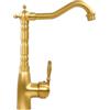 Rogowsen Rubinetto da bagno in stile vintage, 23 cm, con beccuccio alto per lavabo, acqua calda e fredda, adatto per ambienti residenziali, hotel e uffici