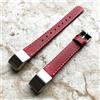 NICKSTON Rosso Stile Unisex pelle Morbida Fascia Cinturino Con Cuciture per Fitbit Alta H