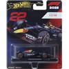 Hot Wheels Premium Oracle Red Bull Racing F1 Yuki Tsunoda #22 | Auto da corsa da collezione Formula 1 in scala 1:64 con pneumatici Real Riders e carrozzeria/telaio in metallo, JKD95
