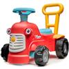 FALK - Portatore Trattore Mauritius Rosso con barra ergonomica di aiuto alla marcia - da 12 mesi - 90% di plastica riciclata - Made in France - 900