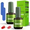 Sathychanpy Solvente per Smalto Semipermanente,Remover Semipermanente Unghie Gel | Rimuove Facilmente e Rapidamente lo Smalto in 3-5 Minuti,Ideale per principianti