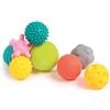 LUDI Set di 8 palline per il risveglio | Martedì | Palline per il risveglio assortite | Diverse forme e colori | Plastica morbida | A partire da 6 mesi.