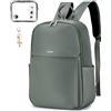 SPAHER Zaino da Viaggio Aereo Bagaglio a Mano 40x30x15 British Airways Iberia Zaino Scuola Zaino Porta PC 14 Pollici Cabin Bag Impermeabile Zaino Lavoro Università Cabina Travel Backpack Verde