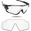 Fiskr Lenti polarizzate di ricambio compatibili con occhiali da sole Oakley Jawbreaker OO9290, resistenti agli urti e vestibilità perfetta