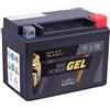 intAct - BATTERIA GEL PER MOTOCICLI Bike-Power GEL12-4L-B. Sostituisce YB4L-B, YB4L-A. Batteria per moto 12V 4Ah 60A. Dimensioni: 120x70x92 mm. Con una potenza di avviamento superiore del 30%.