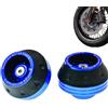 Generico Slider - Set Da 2 Crash Pad Moto | Protezione Anteriore In Lega Di | Alluminio | Paracolpi Ruota Per Scooter, E‑Bike, Veicoli Fuoristrada
