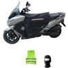 CLICK & GO COMPATIBILE CON KYMCO X-TOWN GRAND DINK E4 300 per anno 2019 COPRIGAMBE R183-X TERMOSCUDO TUCANO URBANO COPERTA TERMICA IMPERMEABILE INTERNO IN ECO PELLICCIA SPECIFICO PER SCOOTER