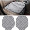 CGEAMDY Coprisedile Auto Universale, Cuscino Sedile Auto in Peluche, Cuscino Antiscivolo per Sedia, Morbido, Traspirante, Cuscino per Sedili per la Maggior Parte Delle auto, e dei SUV (Grigio)